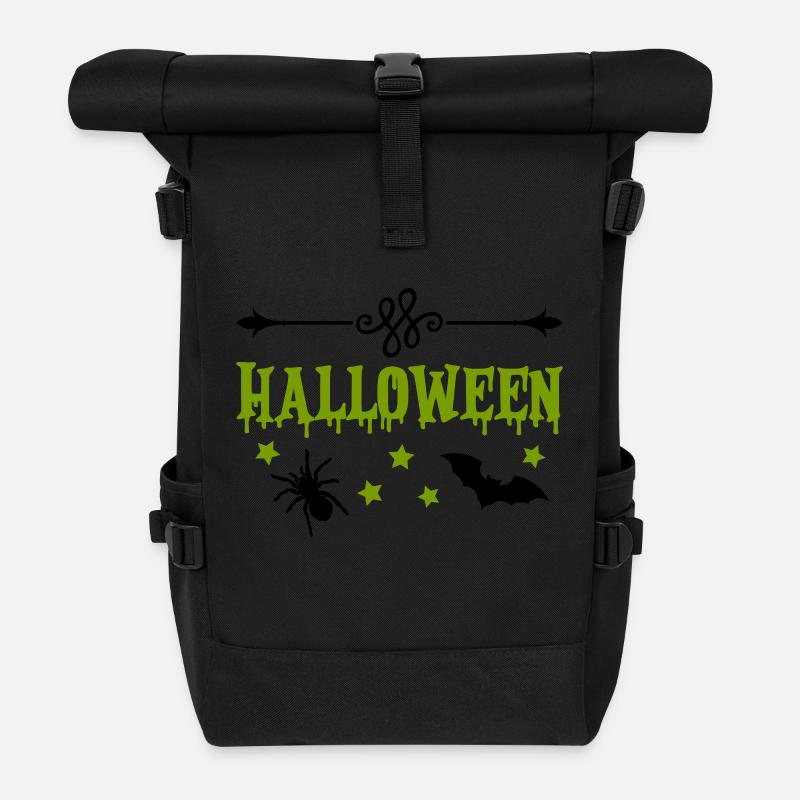 Halloween - Rolltop Rucksack - Schwarz