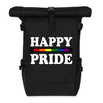 Happy pride - Sac à dos roll top - noir - Devant