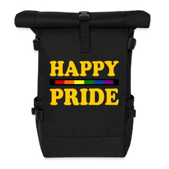 Happy pride - Sac à dos roll top - noir - Devant