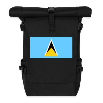 Saint Lucia - Roll Top Backpack - black - Front