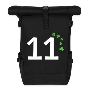 11 - Rolltop Rucksack - Schwarz - Vorne