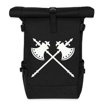Axe de guerre de croisement - Sac à dos roll top - noir - Devant
