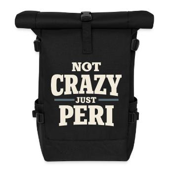 Perimenopause Humor Perimenopause - Rolltop Rucksack - Schwarz - Vorne