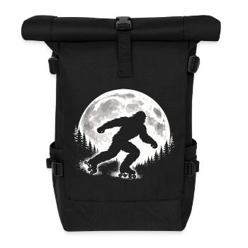 Bigfoot Roller Skater - Roll Top Backpack - black - Front