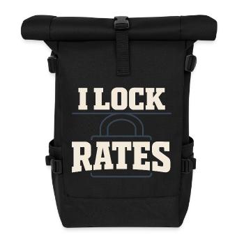 Mortgage Brokers, Loan Officers, - Roll Top Backpack - black - Front