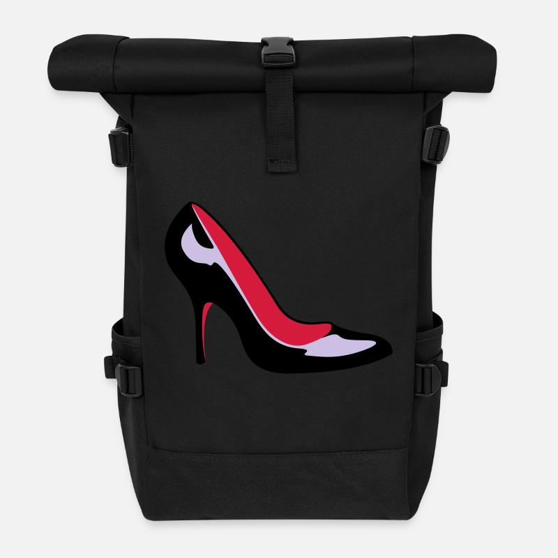 Shoe2 - Sac à dos roll top - noir