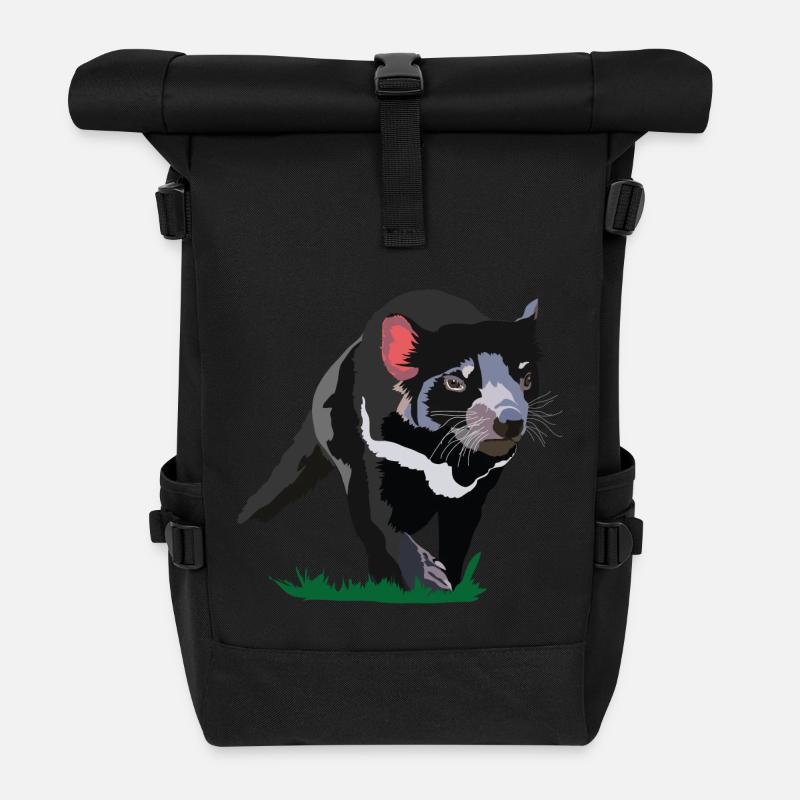Beutelteufel - Rolltop Rucksack - Schwarz