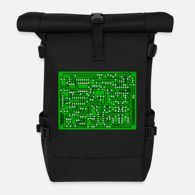 PCB - Roll Top Backpack - black