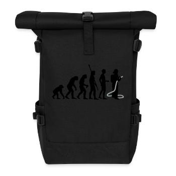 evolution_feuerwehr_b_2c - Rolltop Rucksack - Schwarz - Vorne