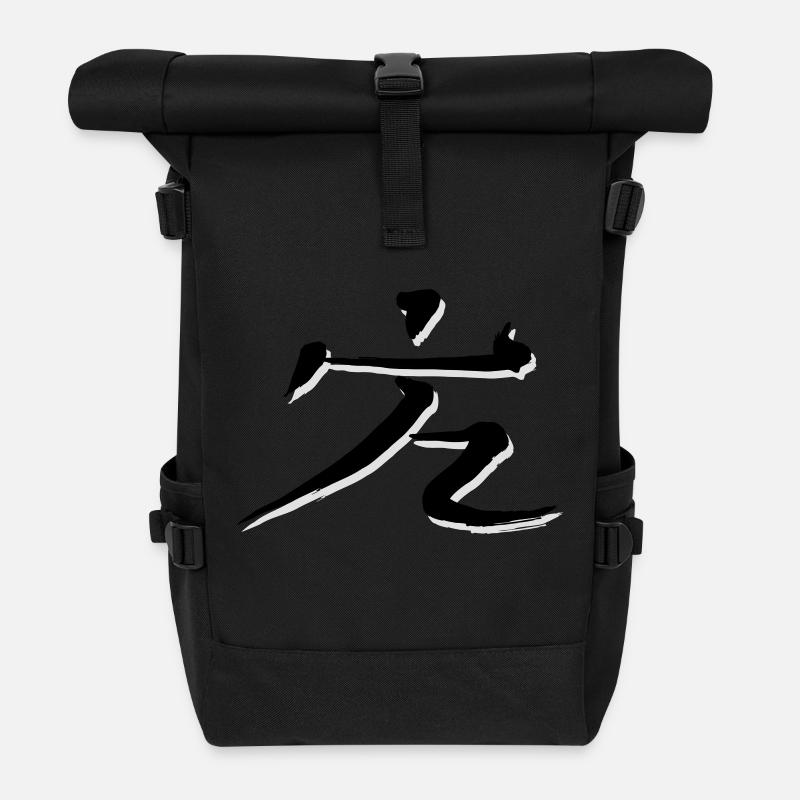 DanBian I - Rolltop Rucksack - Schwarz