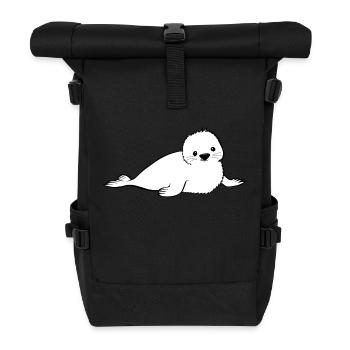 Robbe is dancing - Roll Top Backpack - black - Front