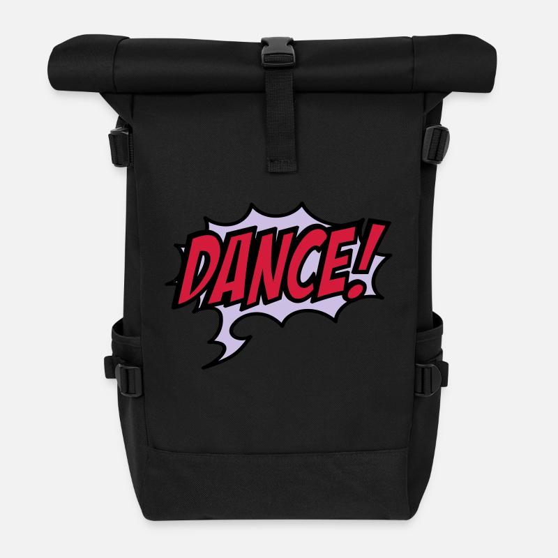 tanzen - Rolltop Rucksack - Schwarz
