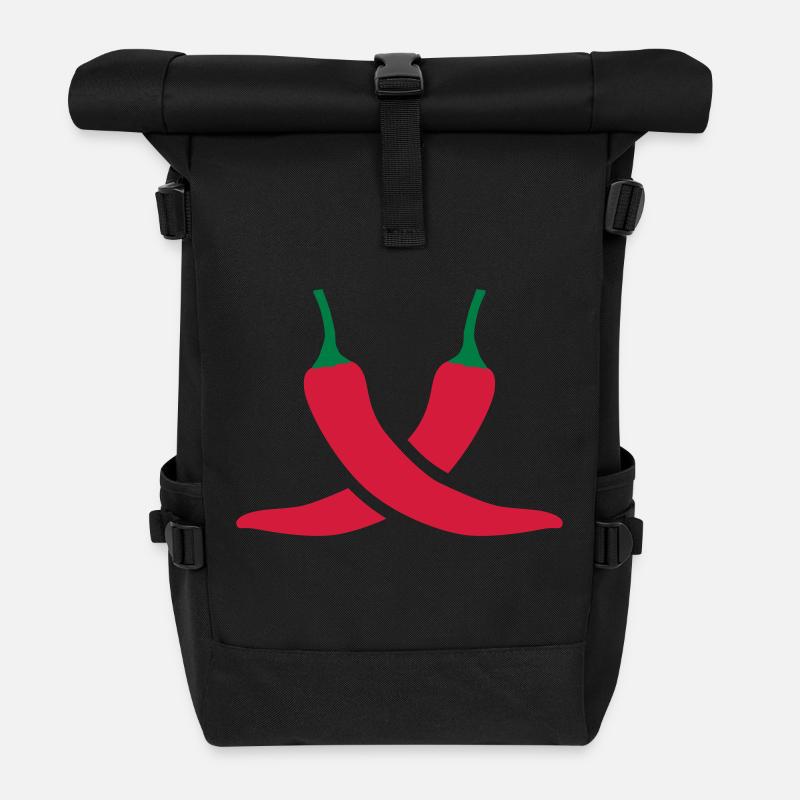 Chili - Rolltop Rucksack - Schwarz