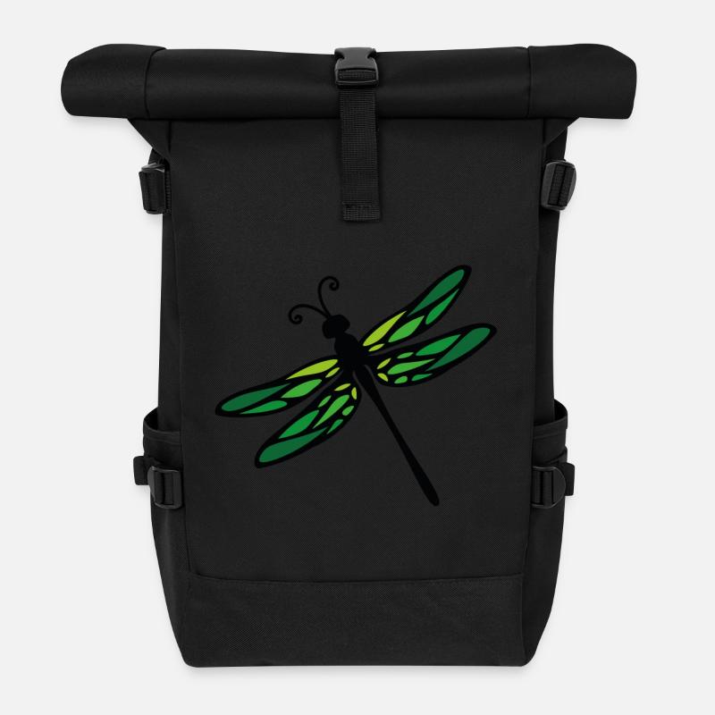 Libelle - Rolltop Rucksack - Schwarz