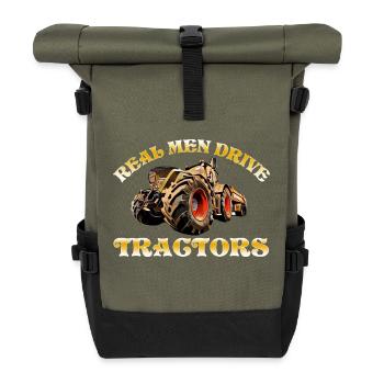 Tractor - Roll Top Backpack - olive/black - Front