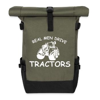 Tractor - Roll Top Backpack - olive/black - Front