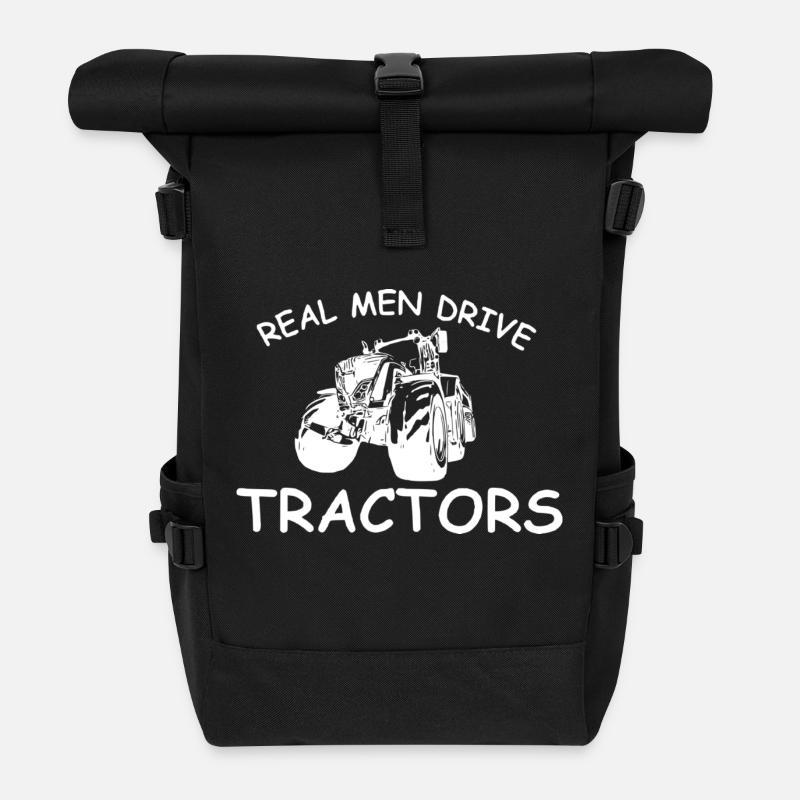 Traktor - Rolltop Rucksack - Schwarz
