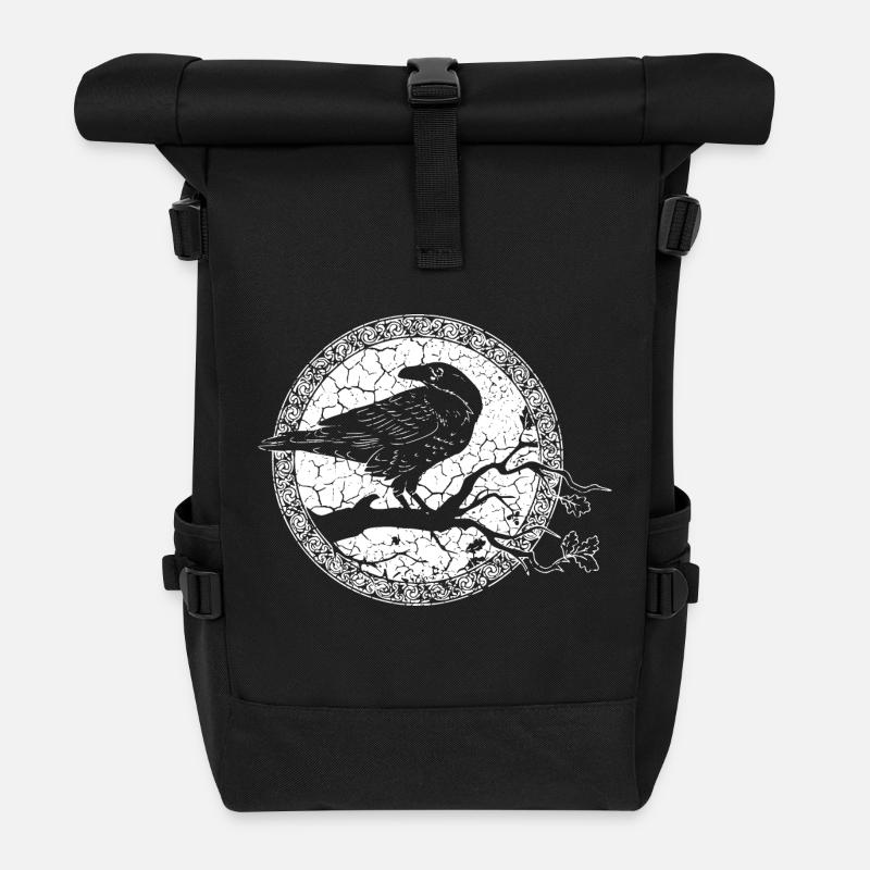 Ohdins Wickinger Raabe - Rolltop Rucksack - Schwarz