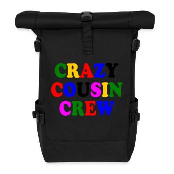 Crazy cousin crew - Sac à dos roll top - noir - Devant
