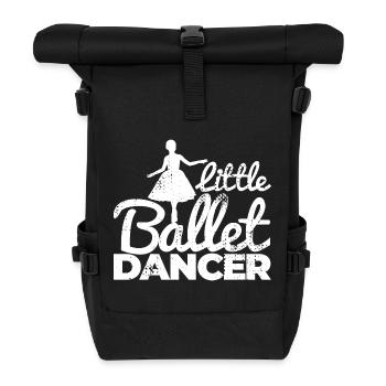 Petite danseuse de ballet - Sac à dos roll top - noir - Devant