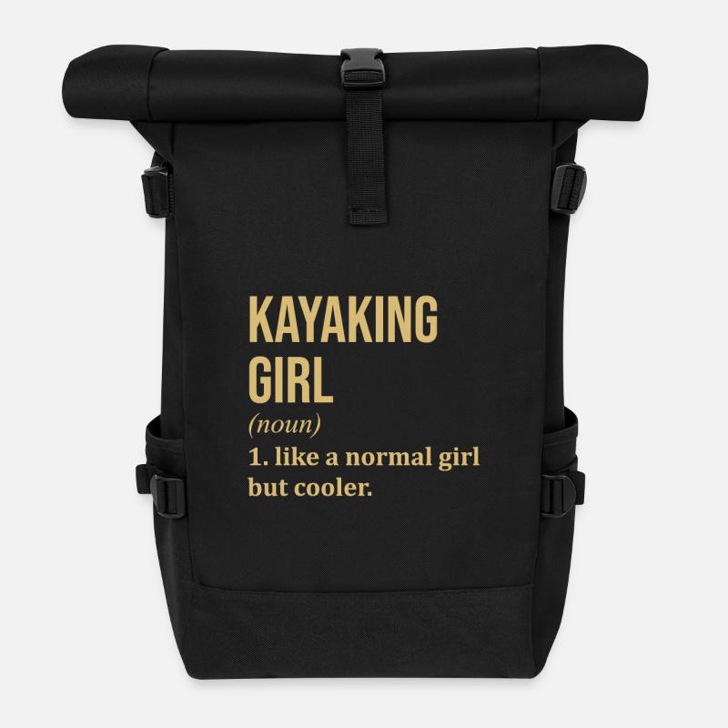 Kajak - Rolltop Rucksack - Schwarz