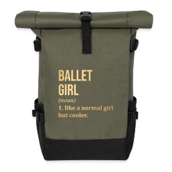 Ballett - Rolltop Rucksack - Olive/Schwarz - Vorne