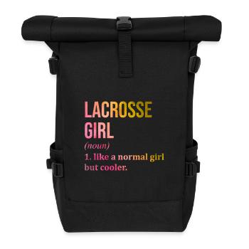 Lacrosse - Roll Top Backpack - black - Front