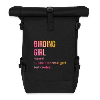 Birder - Sac à dos roll top - noir - Devant