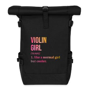 Violin - Roll Top Backpack - black - Front