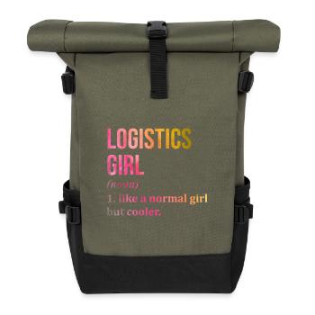 Logistics - Roll Top Backpack - olive/black - Front