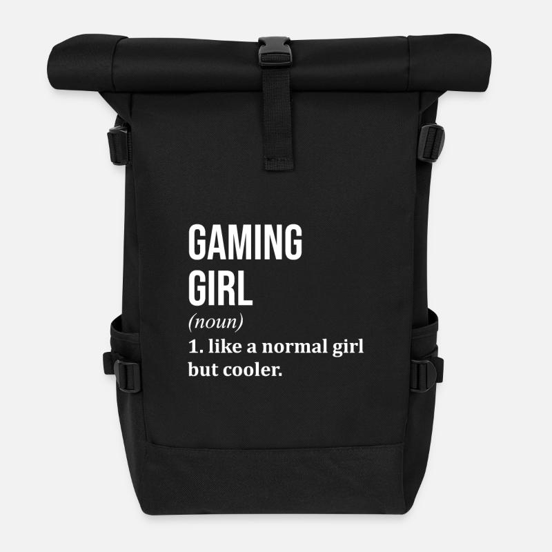 Spiel - Rolltop Rucksack - Schwarz