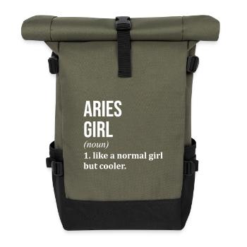 Widder - Rolltop Rucksack - Olive/Schwarz - Vorne