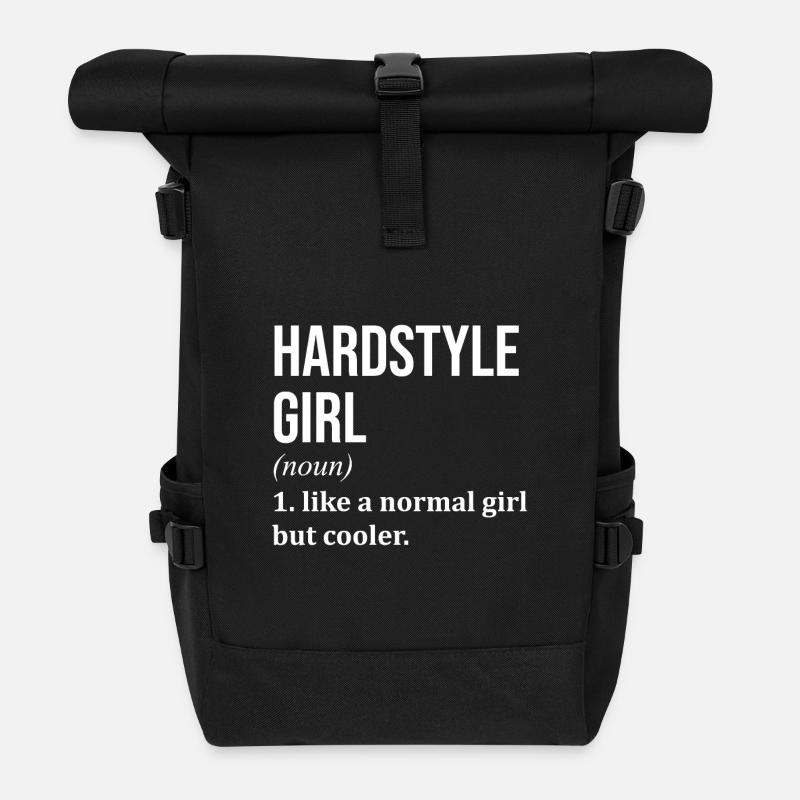 HARDSTYLE - Rolltop Rucksack - Schwarz