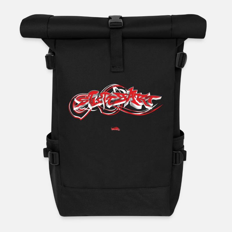 Stuttgart Wildstyle - Rolltop Rucksack - Schwarz