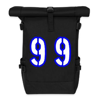 99 Number Symbol - Roll Top Backpack - black - Front