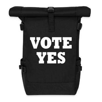Vote yes - Roll Top Backpack - black - Front