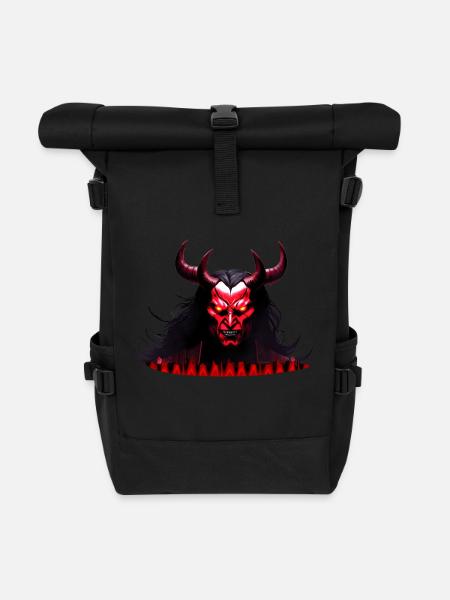 Devil Zone 13 - Rolltop Rucksack - Schwarz