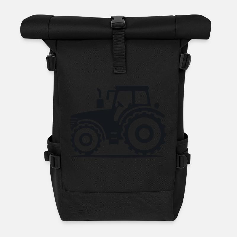 Traktor - Rolltop Rucksack - Schwarz