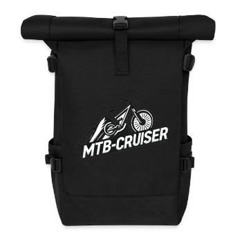 Logo MTB Cruiser - Roll Top Backpack - black - Front