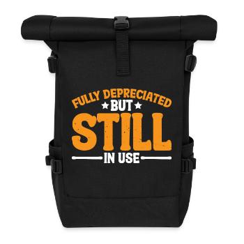 Fully Depreciated But Still In Use 39 - Rolltop Rucksack - Schwarz - Vorne