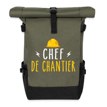 Site Manager - Roll Top Backpack - olive/black - Front