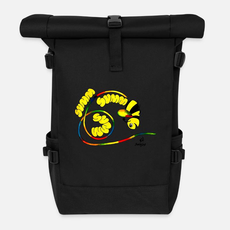 Summ Summ Summ - Rolltop Rucksack - Schwarz