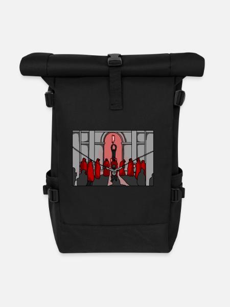 DMA Control - Roll Top Backpack - black