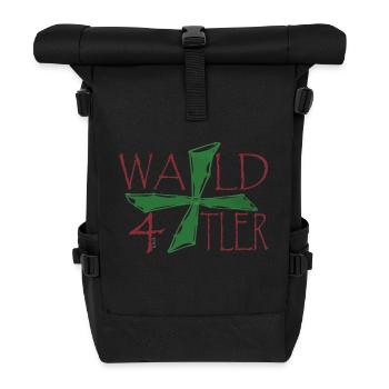 Waldviertler Kreuz - Roll Top Backpack - black - Front