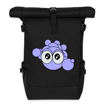 Bubbles - Roll Top Backpack - black - Front