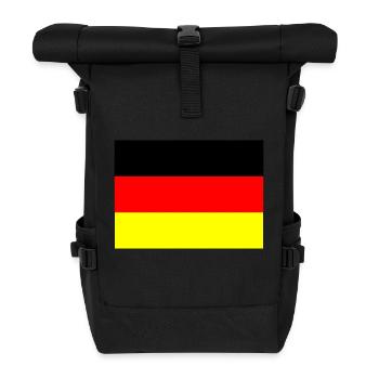 germany - Rolltop Rucksack - Schwarz - Vorne