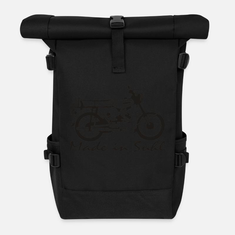 Simson s51 Made in Suhl - Rolltop Rucksack - Schwarz
