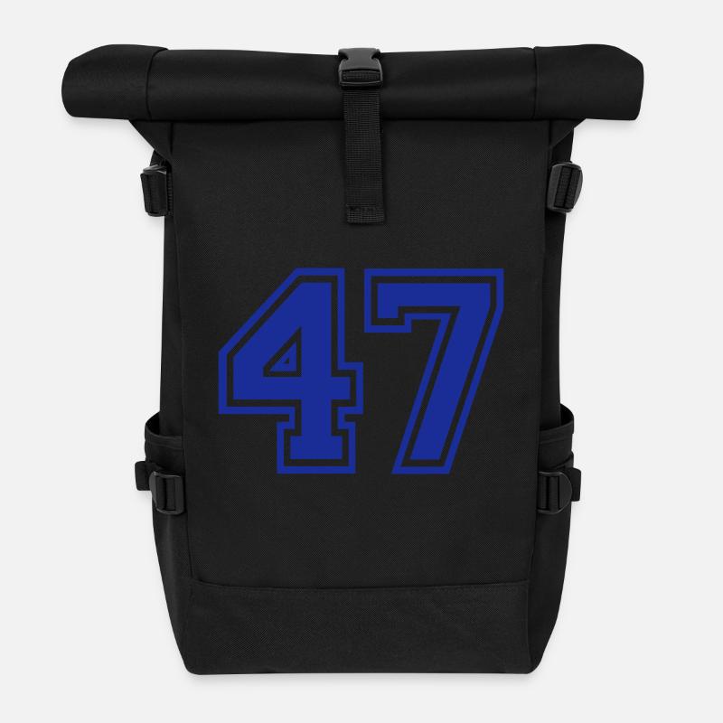 47 - Rolltop Rucksack - Schwarz