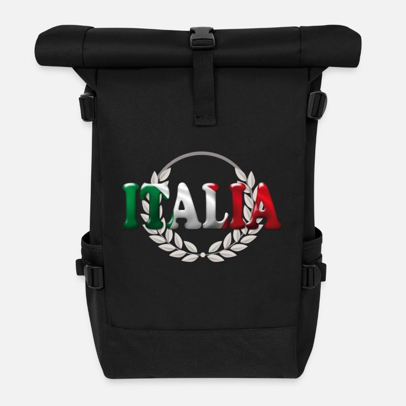 lauriers d'Italie2 - Sac à dos roll top - noir