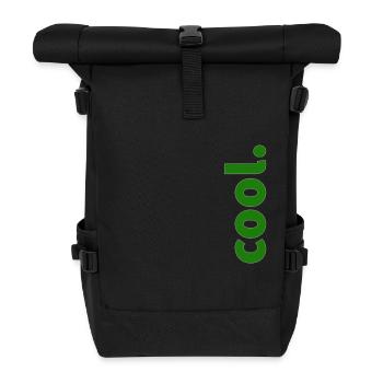 cool. - Rolltop Rucksack - Schwarz - Vorne